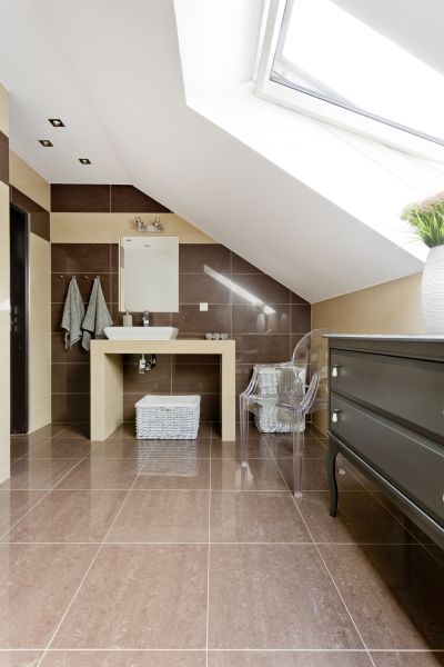 Attic Bathroom Installation in Breckenridge